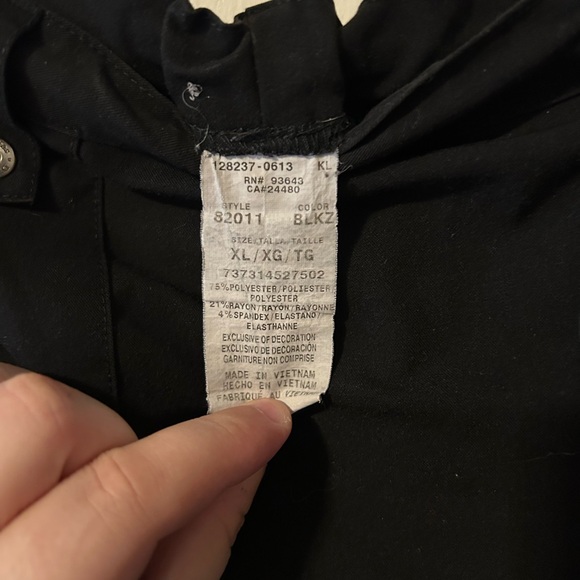 Women’s Black Scrub Pants - Picture 5 of 7